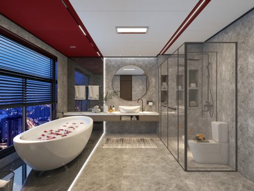 大板-现代轻奢浴室