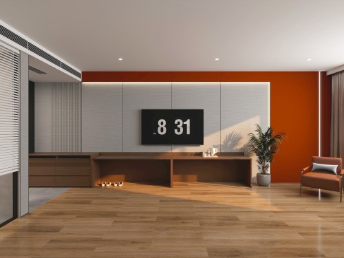 现代-酒店背景墙