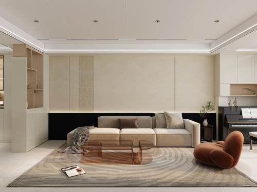 现代-客厅背景墙