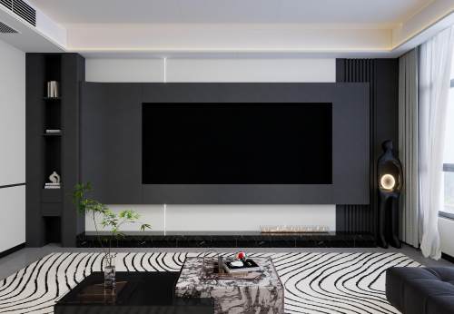 意式-客厅背景墙