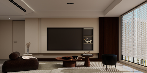 中古-客厅背景墙