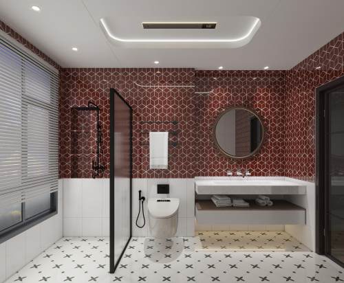 法式-浴室大板吊顶