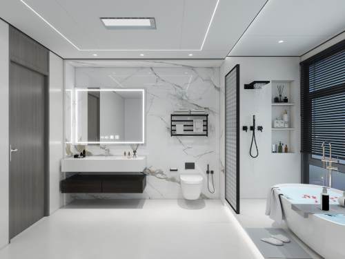 现代-浴室大板吊顶